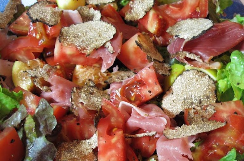 Salad With Black Summer Truffle Alba Tartufi